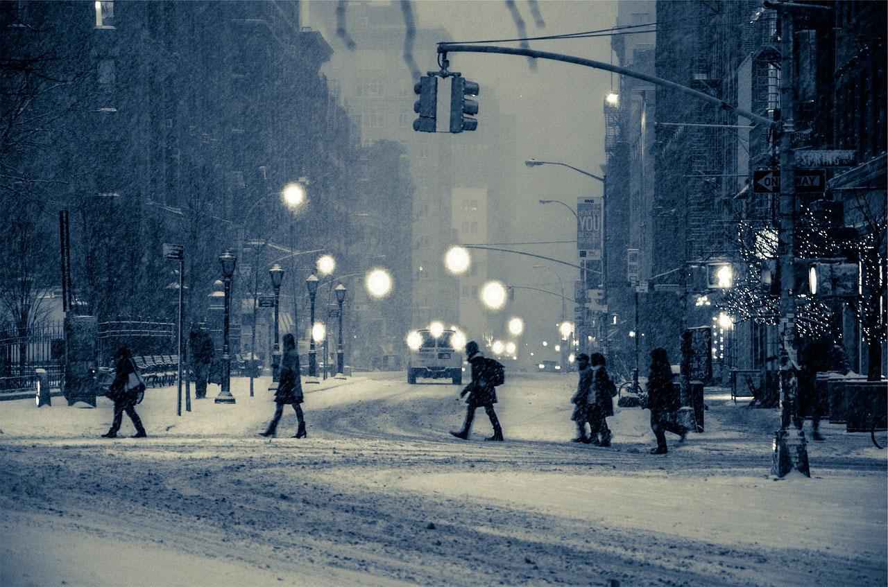 Город Зима Фото