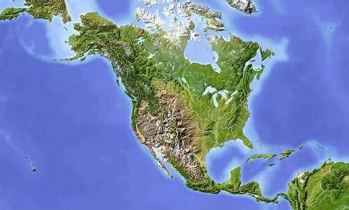 Рельеф полезные ископаемые климат северной америки