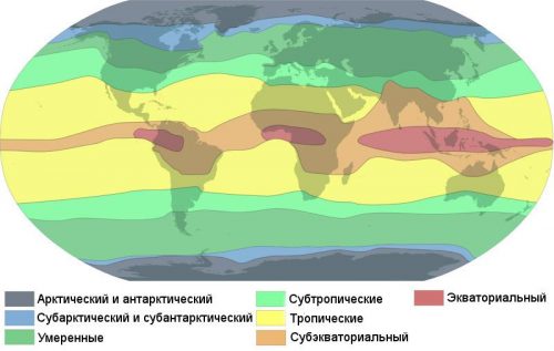 географический пояс земли