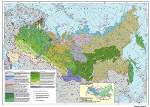 Карта заповедников россии