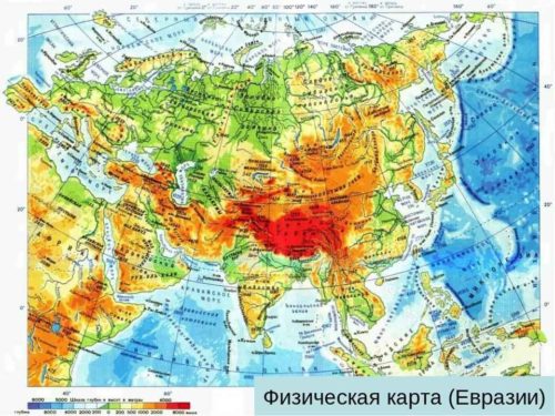 Карта опустынивания земли